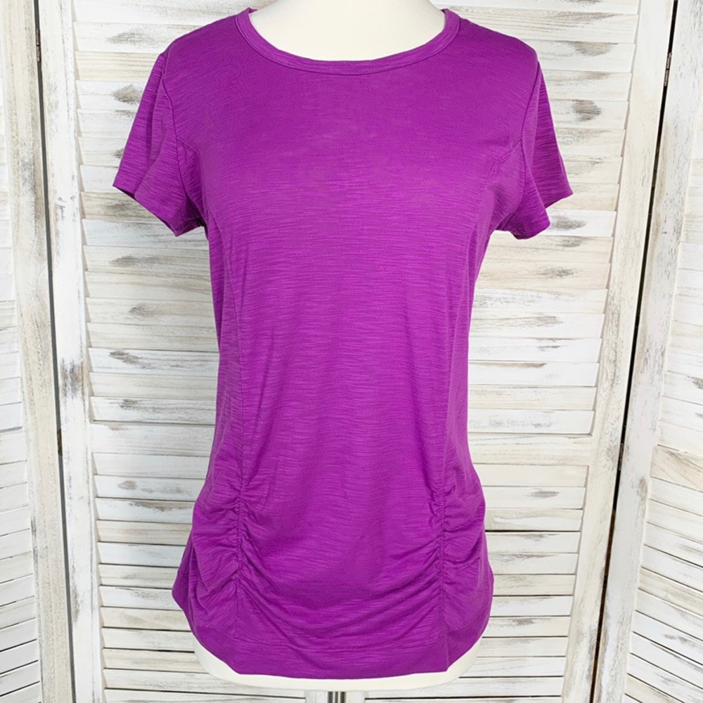 Athleta | Heatered Purple Trailhead Top